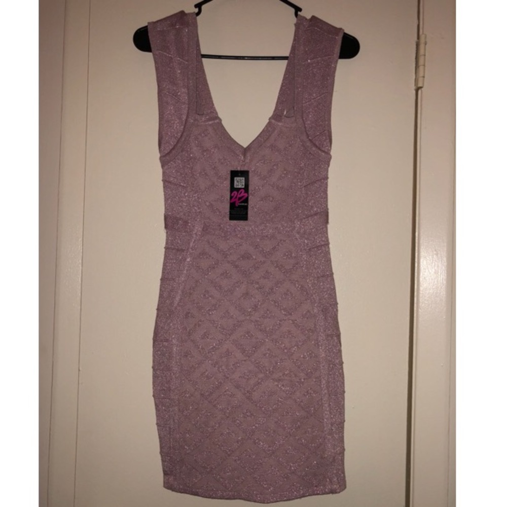 Light pink shimmer dress